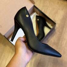 Vizzano Women's Pumps 1220.315 Thin Heel With 10 Cm White Bride Revelion Wedding - 黑色/霧面 - 查看 2