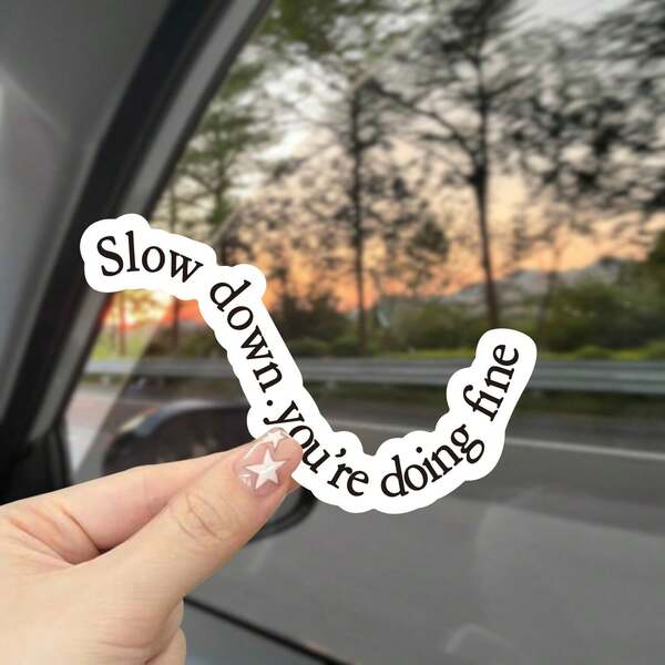 Vinilo adhesivo - Pegatina duradera y resistente a la intemperie para coches, motocicletas, SUV, ventanas, botellas de agua, portátiles - Afirmación positiva, fácil aplicación, autoadhesivo