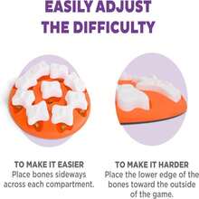 Outward Hound By Nina Ottosson Puppy Smart Treat Puzzle Enrichment Toy, Level 1 Beginner, Blue - ColorA - 查看 4