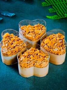 Heart-Shaped Mini Dessert Cups With Lids - 5-Ounce Reusable Plastic Bowls, Clear Flip-Top Lids For Yogurt, Jelly, Ice Cream, Fruit Salad - Perfect For Parties, Birthdays, Weddings, Holidays, Holiday Dessert Bowls, Festive Presentation, Decorative Lids - Multicolor - View 4