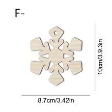 10 Pcs Christmas DIY Hanging Ornament Creative Socks Balls Stars Decorative 2D Hanging Pendant For Home Party Decoration