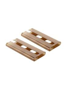 1 pieza/2 piezas Estante colgante para copas de vino, sin necesidad de perforar, bordes redondeados que no dañan los vasos, material ABS grueso, estilo minimalista ahorrador de espacio para el hogar y bar, se adapta a diámetros de cristalería de 3-8.5cm/1.18-3.35in