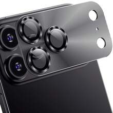 1 pezzo Protezione per obiettivo fotocamera in vetro temperato ultra-trasparente, copertura completa anti-graffio, adatta per serie 17/17 Air/17 Pro/17 Pro Max