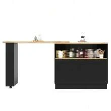 Dining Tables - Black + MDF - View 10