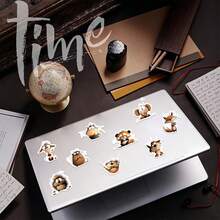 50PCS Animal Art Stickers Rabbit Frog Various Animals Collection Decor Notebook Luggage Motorcycle Laptop Refrigerator Sticker