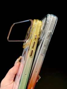 Étui de protection magnétique transparent pour objectif d'appareil photo, fin et épais, style business élégant, compatible avec iPhone 13/14/15/16/17 Pro Max.