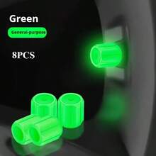 4/8/12 Pieces Of Luminous Tire Valve Covers, Fashionable Decorative Accessories, Enhance Night Visibility, Suitable For Decorating Car, Bicycle, And Motorcycle Accessories,Improve Pedestrian Recognition Rate And Enhance Nighttime Visibility - Một cỡ - Xem 20