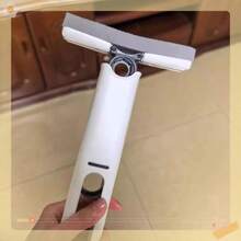 Mop mini portabil, mop umed rezistent pentru suprafețe multiple, cu mâner și burete, ușor pentru podele, sticlă, mașini, bucătărie, baie - sistem compact de curățare