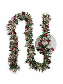 1pc Christmas Metal Wire Wreath - Red Christmas Tree Decor Wreath, Suitable For Holiday Hanging Decoration, Party Background, Birthday And Wedding, Christmas Home Decor Fireplace Staircase Corridor Decoration, Suitable For Indoor And Outdoor Use, Christmas Themed Party Decor (Lights Not Included)