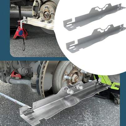 2-Piece Premium Wheel Alignment Tool Plates With Hanging Holes, Heavy-Duty Steel Construction, Precise Alignment, Rust-Resistant, Professional Mechanic Wheel Alignment Tool, Easy To Install, Universal, Toe Alignment Tool Plates 2-Piece