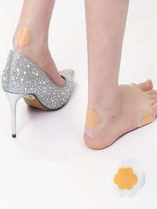 20/50/100pcs Casual Shoe Anti-Friction Heel Pads, Transparent Invisible Heel Grips For High Heels, Sports Shoes, Versatile Adhesive Pads