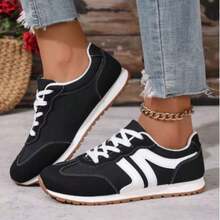 Vintage Vibes! Retro Sneakers – Classic Style Meets All-Day Comfort - 黑色 - 查看 4