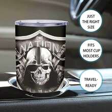 1pc 20 Oz Stainless Cup, Coffee Tumbler, Wide Mouth For Easy Cleaning And Refilling, Gift For Women, Refreshing Iced Tea During A Summer Picnic, Hot And Cold, Metal Monarch