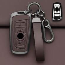 Funda de llave de coche de estilo de aleación para BMW F20 F30 G20 F31 F34 F10 G30 F11 X3 F25 X4 I3 M3 M4 Serie 1 3 5 Accesorios, regalo de Navidad, regalos para madre, padre, graduación y maestro - Unitalla - Ver 9