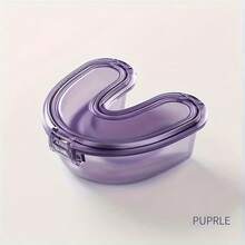 Portable Practical U-Shaped Dental Storage Case: For Invisible Retainers, Half Dentures & Mouthguards – Ideal For Adults, Teens, Work & School Use - Multicolor - View 11