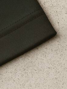 Men's Basic Slim Fit Round Neck T-Shirt - 黑色 - 查看 3