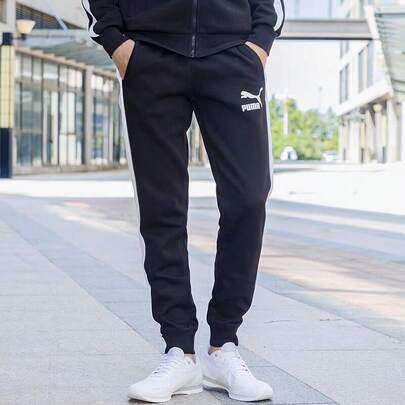  Puma Iconic T7 Track Pants DK Men's Casual Sports Knit Cuff Pants 531381-01