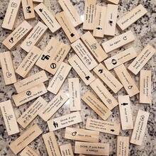 48pcs Party Drinking Game - Tumbling Tower Blocks, Wooden Stacking Blocks, Party Drinking Tumbling Tower Game, Traditional Game Using Brick-Built Tumbling Tower For Party - 48 Items - View 6