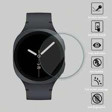 2pcs Tempered Glass Screen Protector For Samsung Galaxy Watch 7/8, High Definition, Sensitive Touch, No Borders, Scratch-Resistant, Anti-Fall