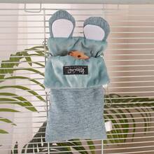 ITANDME Sleeping Bag Hamster Cotton Hanging Flannel Warm Bed Hideaway With Hook Small Pet Nest Bed Suitable For Squirrels And Other Small Rodents