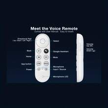（仅限遥控器）全新 G9N9N 遥控器兼容 Chromecast 遥控器，适用于带电视遥控器的 Chromecast，仅适用于 Snow Chromecast - 白色 - 查看 8