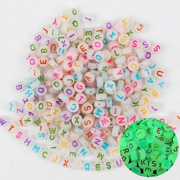 خرز على شكل قلوب بألوان أبيض وأسود وأحمر، خرز بأشكال حروف، خليط عشوائي، إكسسوارات مجوهرات مخرزة، مواد حرفية DIY، هدية عيد ميلاد، قلادة، سوار، خرز أكريليك، خرز يدوي، لعبة تعليمية