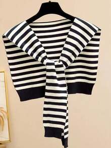 女士针织披肩，纯色肩披开衫，轻薄夏季围巾系颈配饰，春秋季连衣裙搭配。