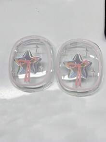 1 对防震音乐猫耳耳机保护套，兼容 Apple Max，TPU 印花耳机套 - 彩色 - 查看 11