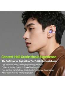 HTC NE54 Bluetooth Headset With 3D Panoramic Stereo Sound For A Premium Music Experience Cloud-Sense Comfort And Soft Fit Super-Latest Bluetooth Core For Workouts And Offices (Black)