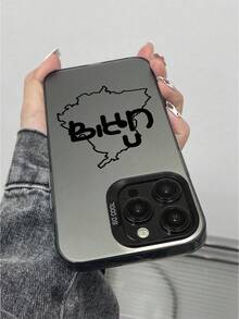 中东 1 件创意酷黑色地图图案手机壳，IMD 防震防滑保护套，兼容 16/11/13/15/15 Plus/15 Pro/15 Pro Max/12/14 Pro Max/11 Pro Max/12 Pro/12 Pro Max/13 Pro/13 Pro Max/14 Pro/14 Plus、Galaxy/Redmi/Oppo/Vivo/Infinix - 灰色 - 查看 3