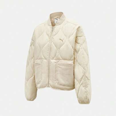 Puma 女款 RETRO TAPE 羽绒服 - 短款