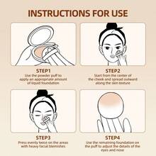 Zeesea 新款控油遮瑕气垫霜 持久一整天 12g - MW01 White Skin - 查看 9