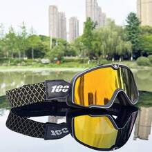 Motorcycle Goggles & Dustproof Racing Glasses –Windproof For Men & Women Motocross, Cycling, Skiing Outdoor Off-Road Bike Goggle - Only Lens - View 3