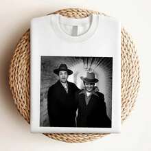 180g pure Cotton Joe Pesci Robert De Niro Legends Actor Fan T Shirt T-Shirt For Women Casual Slightly female streetwear Soft Top For Everyday Wear Stylish women Women Top Graphic Tees graphic designer clothes fashion Comfortable Print Round Neck Short Sleeve Versatile - Blanco - Ver 3