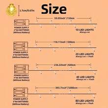 1 pieza Luces de cadena de bola de cristal LED, luces de decoración de ambiente para carpa de camping al aire libre, lámpara de bola de cristal, decoración para habitación, patio exterior