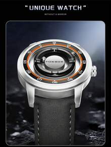 Foxbox Kids Watch Fashionable Boy's Watch, Cool Dial Display Design Waterproof Rotating Magnetic Bead Watch, Gift For Family Party