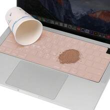 Keyboard Cover With Solid Texture Compatible With 15 Inch M3 A3114 M2 A2941/13.6 A3113 A2681/Pro 14/16 M4 M3 M2 M1, Chalk Pink - Camel - View 6