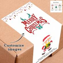 Pegatinas personalizadas para cajas de papel, patrones de pegatinas personalizados, pegatinas de sellado personalizadas para Navidad, Día de la Madre, Día de San Valentín, Año Nuevo Chino, pegatinas de sellado de regalos, pegatinas de sellado de regalos de cumpleaños, útiles escolares - pegatinas rectangulares - Ver 23