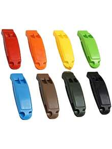 Outdoor Emergency Survival Dual-Frequency Whistle, Flood Whistle, Dual-Frequency Survival Emergency Anti-Loss, Dolphin Sound, Neck-Hanging Whistle