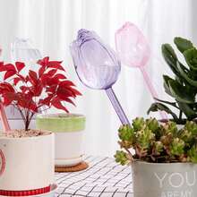 Random Automatic Plant Watering Globes, Practical Transparent/Colorful Style Self - Watering Devices For Indoor And Outdoor Plant Care Scenarios, Efficiently Keeping Plants Hydrated For Busy Gardeners And Plant Lovers Christmas Flowerpot