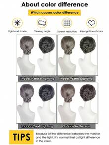 Elderly Synthetic Short Gray Straight Hair With A Bun Wigs For Women Halloween Party Christmas Cosplay Mrs. Santa Grandmother Elegant Old Lady Wig, Grey Granny Grandma Claus Costume Hairpieces, Apperal Funny Old Woman Stage Performance Accessories, Ideal Choice For Gifts For Birthday New Year Thanksgiving Day For Holiday Carnival Music Festival Decorations - Multicolor - View 10