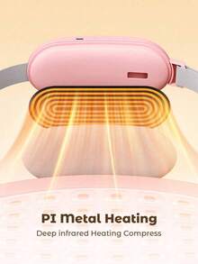 Women's Portable Heating Waist Belt - USB Rechargeable, 3 Temperature Levels, 4 Massage Modes, Quickly Warms Abdomen, Perfect Gift, Heating Pad For Menstrual Cramps, Women's Portable Heating Waist Belt, Portable Wireless Heating Pad, Period Heating Pad, Back Heating Pad, Christmas Gift, Hand Warmer, Men's Gift, Christmas Stocking Stuffer, Rechargeable Hand Warmer