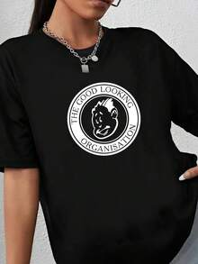 180g pure Cotton NEW Good Looking Records T-Shirt Metalheadz Ltj Bukem Jungle Drum & Ba S TO 5XL Versatile Top For Everyday Wear Print Round Neck Short Sleeve women fashion T-Shirt For Women Casual streetwear Stretched Unisex graphic Women Top Graphic Tees female - Negro - Ver 1