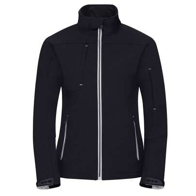 Russell Womens/Ladies Bionic Soft S Jacket (French Navy) - 94% Polyester/6% Elastane - 320gsm - (BC5446)