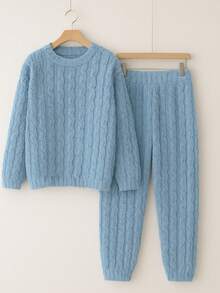 Women Lounge Sets - Blue - View 1