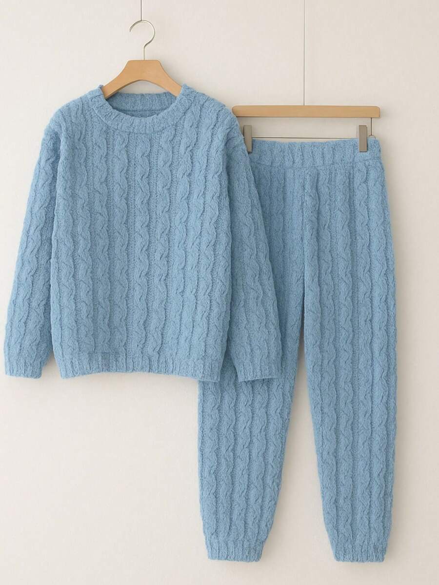 Women Lounge Sets - Blue - View 1