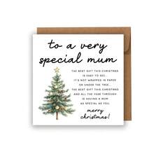 Mom, The Best Gift This Christmas Is You, A Very Special Mom Christmas Card, Mom Christmas Cards, Special Christmas Gifts - Multicolor - View 8