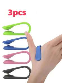 1pc/2pcs/3pcs/5pcs/8pcs/10pcs/20pcs Muscle Massage Tool - Finger Pressure Point Clip, Relieve Anxiety And Stress, Perfect Gift For Holidays. Suitable For Weddings, Mother's Day, Beach Trips And Various Occasions. - Multicolor - View 1