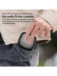 HTC NE18 HD Audio Bluetooth Headphones With Multi-Dimensional Spatial Sound Technology, Dual-Mode Connection, Open Listening, And All-Day Battery Life (Black) - Black - View 8