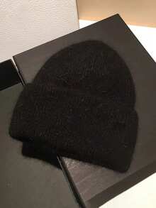 FADZOYLE 1pc/2pcs Hat & Scarf Set Solid Color Scarf Large Size Cashmere Feel Wraps Shawl For Dress Wedding And Gift Evening Dresses Travel Office, Fall Winter All Season Solid Color Knit Cuffed Beanie Hat Knitted Caps Soft Snug Outdoor Daily Use Gift Snow Ski Running Accessories